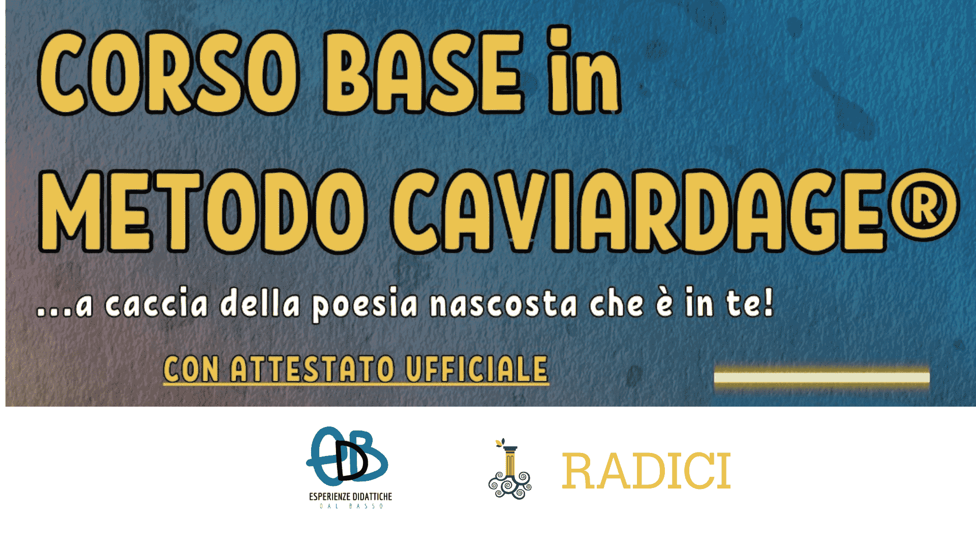 Corso base in metodo Caviardage
