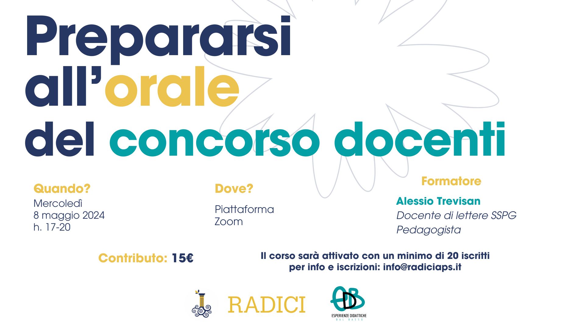 Prepararsi all'orale del concorso docenti 